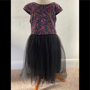 Beautiful Cat & Jack multi color sequin dress